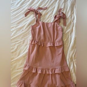 Shein pink dress